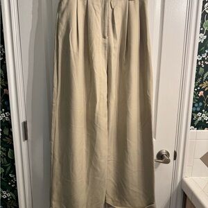 Topshop Women's Beige Dress Pants